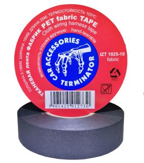 Изолента тканевая TERMINATOR IZT1925-19 fabric (броня)